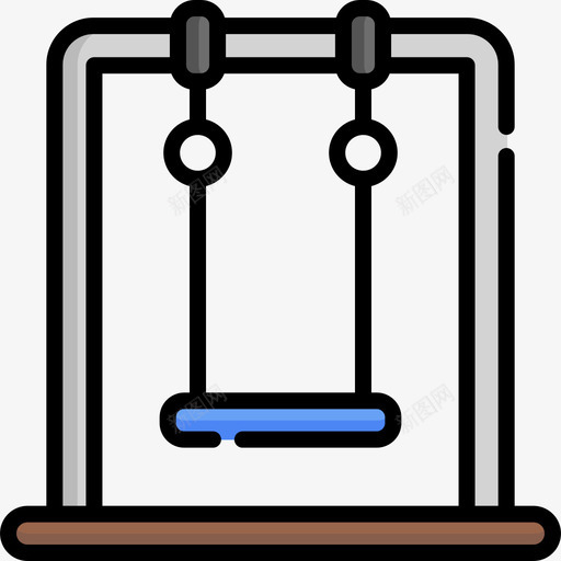 儿童游乐场11线性颜色图标svg_新图网 https://ixintu.com 儿童 游乐场11 线性颜色