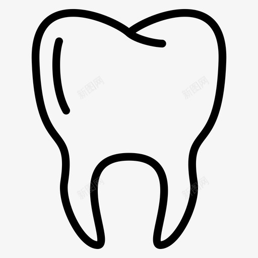 牙齿牙医牙医轮廓图标svg_新图网 https://ixintu.com 牙医 牙医轮廓 牙齿