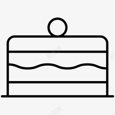 蛋糕馅饼蛋糕甜的图标图标