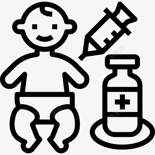 婴儿婴儿健康2直系图标svg_新图网 https://ixintu.com 婴儿 婴儿健康2 直系