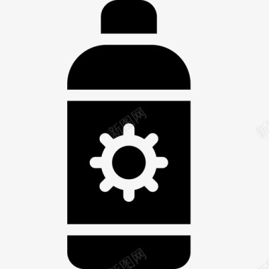 防晒霜奶瓶瓶盖图标图标