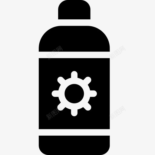 防晒霜奶瓶瓶盖图标svg_新图网 https://ixintu.com 乳液 夏日固体图标 奶瓶 瓶盖 防晒霜