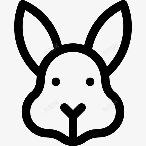 兔子野生动物4直系图标svg_新图网 https://ixintu.com 兔子 直系 野生动物4