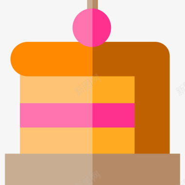 一块蛋糕生日15平的图标图标