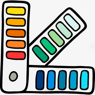 潘通创意流程42色彩图标图标