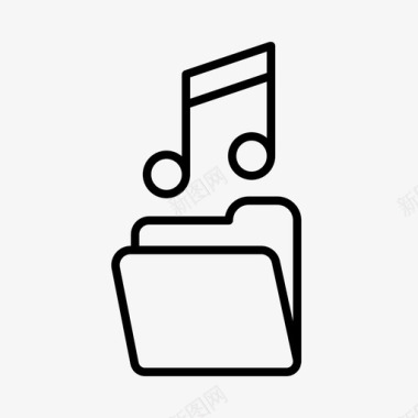音乐文件夹乐队娱乐图标图标