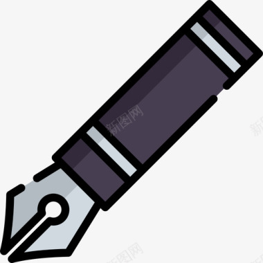 钢笔whatsapp3线性颜色图标图标