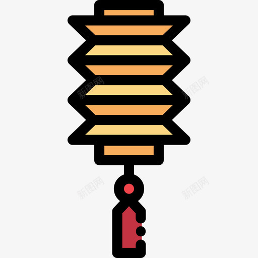 灯笼瓷器10线颜色图标svg_新图网 https://ixintu.com 灯笼 瓷器10 线颜色