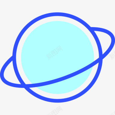 土星教育51线性颜色图标图标