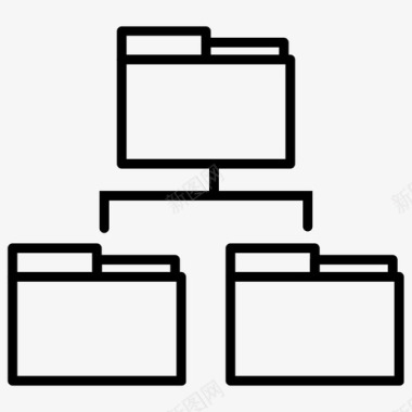 文件夹结构数据管理文件夹图标图标
