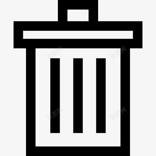 垃圾文具16线状图标svg_新图网 https://ixintu.com 垃圾 文具16 线状