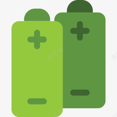 电池绿色能源2无电图标图标