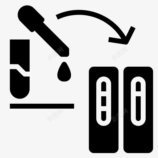 试纸条实验室医学图标svg_新图网 https://ixintu.com 医学 医学症状 实验室 怀孕 试纸条