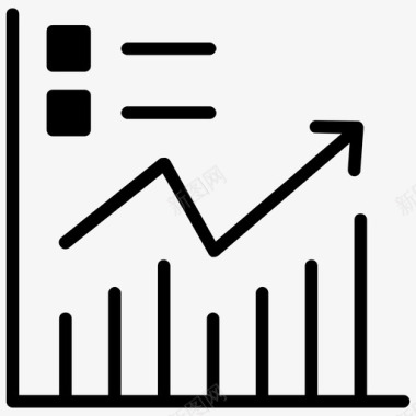 统计分析业务评估图标图标