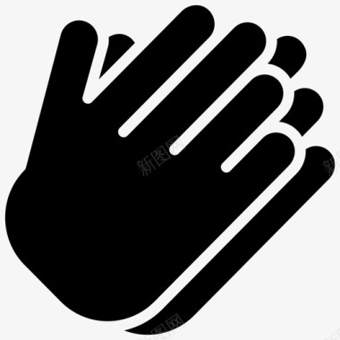 泰拳拳击手套手保护图标图标