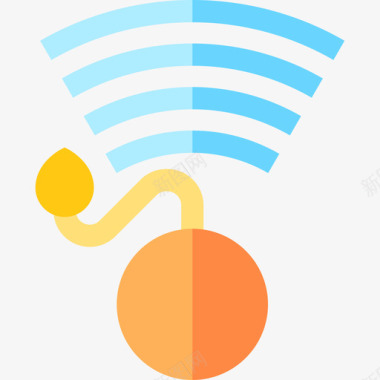 Wifi互联网安全8扁平图标图标