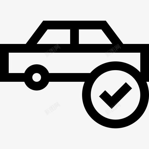 汽车成功3直线型图标svg_新图网 https://ixintu.com 成功3 汽车 直线型