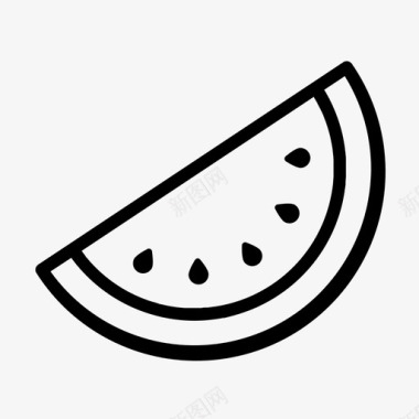 西瓜片种子食物图标图标