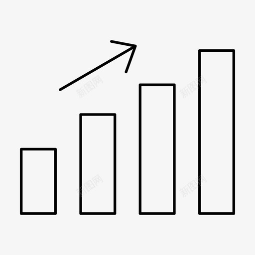 利润图表收益图标svg_新图网 https://ixintu.com 利润 图表 增加 提高 收益 用户界面 瘦图标 网络 营销