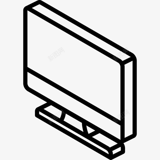 监视器基本要求15线性图标svg_新图网 https://ixintu.com 基本要求15 监视器 线性