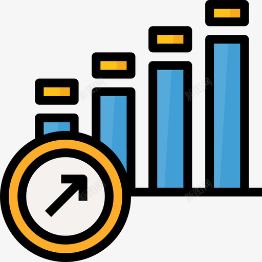 图表业务158线颜色图标svg_新图网 https://ixintu.com 业务158 图表 线颜色