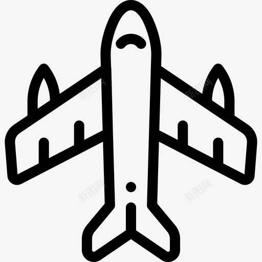 飞机旅行86直线图标svg_新图网 https://ixintu.com 旅行86 直线 飞机