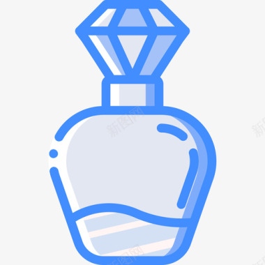 香水美容39蓝色图标图标