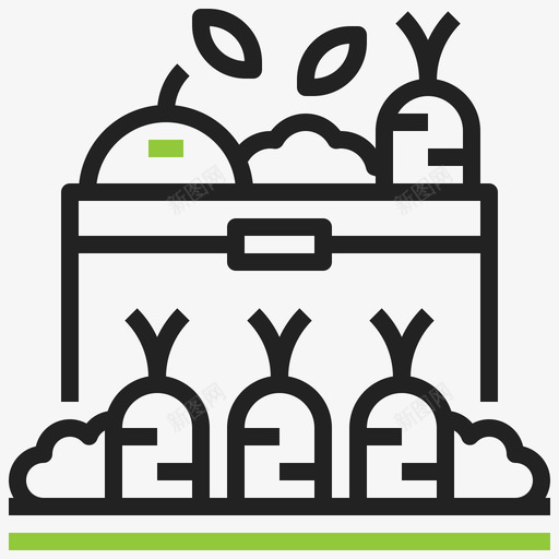 农作物农业园艺图标svg_新图网 https://ixintu.com 农业 农作物 园艺 植物 萌芽
