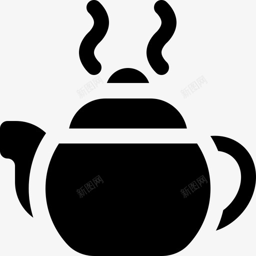 茶壶咖啡厅36装满图标svg_新图网 https://ixintu.com 咖啡厅36 茶壶 装满