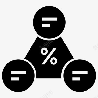 现代信息图数据可视化图形表示图标图标