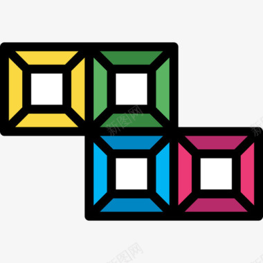 线性游戏俄罗斯方块9图标图标