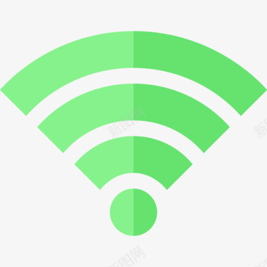 Wifi通信和媒体9扁平图标图标