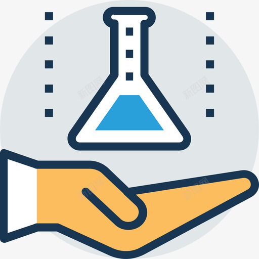 实验室科学技术8线性颜色图标svg_新图网 https://ixintu.com 实验室 科学技术8 线性颜色