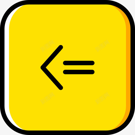 小于展开25黄色图标svg_新图网 https://ixintu.com 小于 展开25 黄色