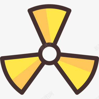 核武器陆军4线性颜色图标图标