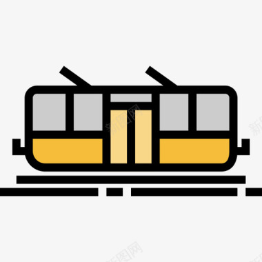 火车运输47线颜色图标图标