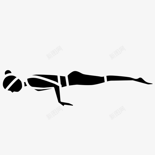 孔雀式体式健身图标svg_新图网 https://ixintu.com 体式 健身 孔雀式 瑜伽 瑜伽姿势