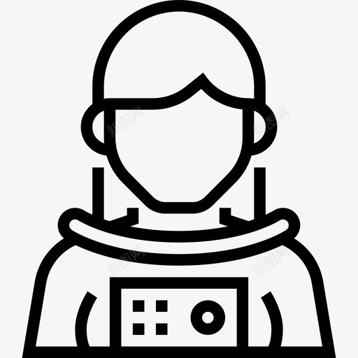 宇航员职业4直系图标svg_新图网 https://ixintu.com 宇航员 直系 职业4