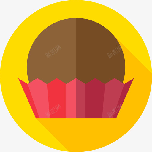 巧克力甜点和糖果无糖图标svg_新图网 https://ixintu.com 巧克力 无糖 甜点和糖果