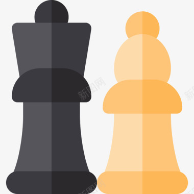 国际象棋游戏23平局图标图标