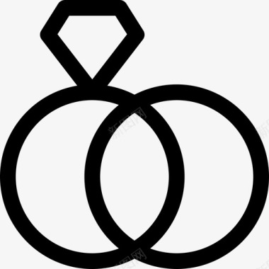 戒指结婚63直系图标图标