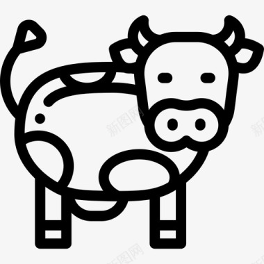 奶牛养殖14头直系图标图标