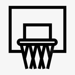 篮板篮球圈篮球篮板图标高清图片