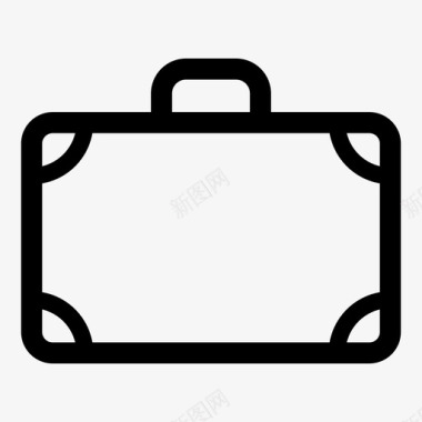 行李箱行李公文包图标图标