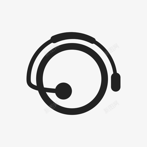 聊天支持客户服务耳机图标svg_新图网 https://ixintu.com 客户服务 帮助 帮助台 耳机 聊天支持