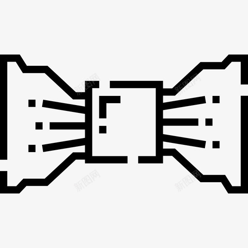 领结英格兰12直线型图标svg_新图网 https://ixintu.com 直线型 英格兰12 领结