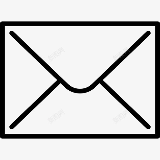 电子邮件基本要素6线性图标svg_新图网 https://ixintu.com 基本要素6 电子邮件 线性