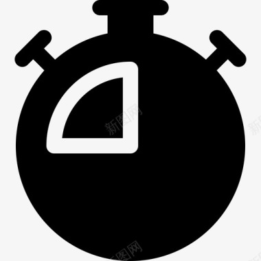 计时器时间管理13已填充图标图标