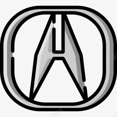 Acura交通标志线条颜色图标图标