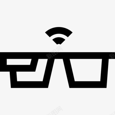 Ar眼镜物联网18线性图标图标